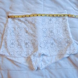 Beaded and Lace Shorts